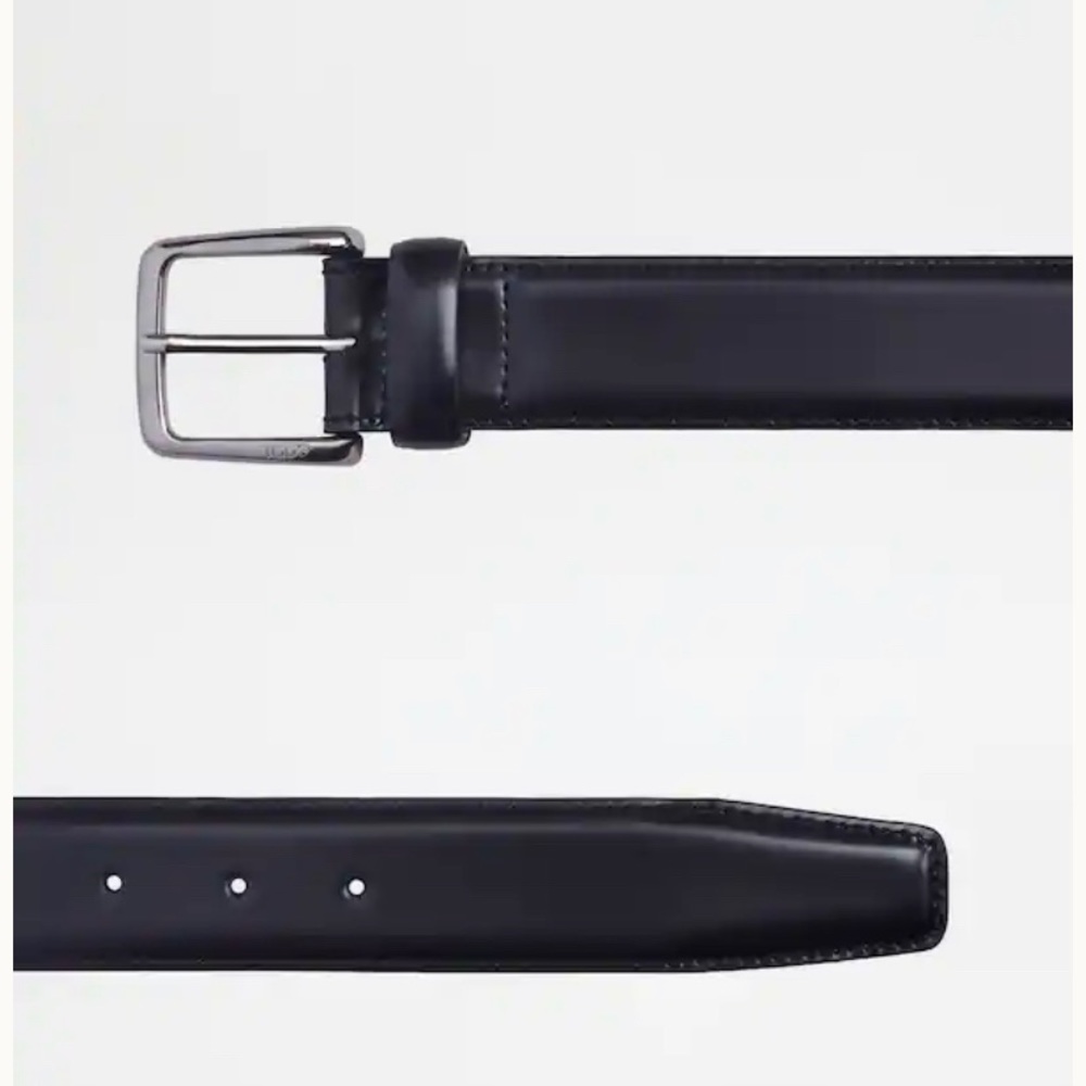 Tod's Basic Belt Black Leather